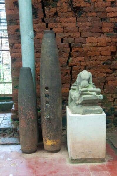 Some of the ordnance recovered at My Son