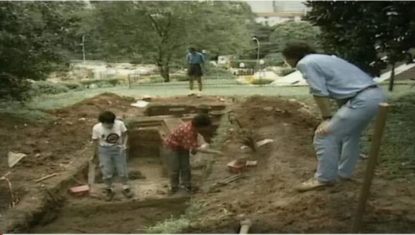 Excavations at Fort Canning. Source: Channel NewsAsia 20190203