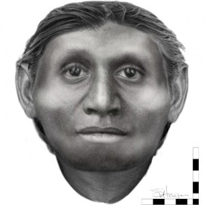 Reconstruction of Homo floresiensis, Susan Hayes, University of Wollongong