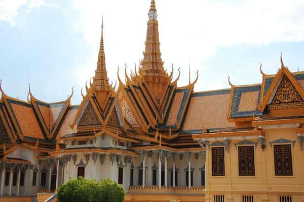 Exotic Khmer Architecture at the Royal Palace