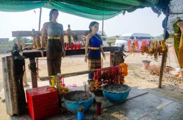 The find turned out to be good luck, and has become a spirit shrine where people would come to pray for luck, especially with the lottery!