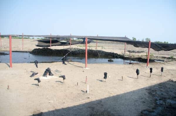 The site of the main shipwreck remains.