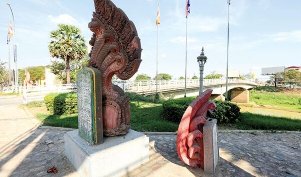 Ancient bridge at Battambang province. Source: Khmer Times, 20190423